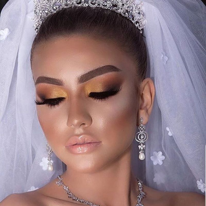 Красивый макияж невесты 2024-2025 года: лучшие образы невест с мейк-апом - фото